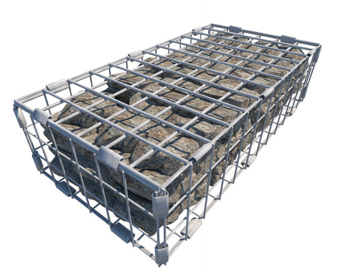 Controflow SUDS08101 Stainless Steel Erosion Control Basket 600x300x150mm