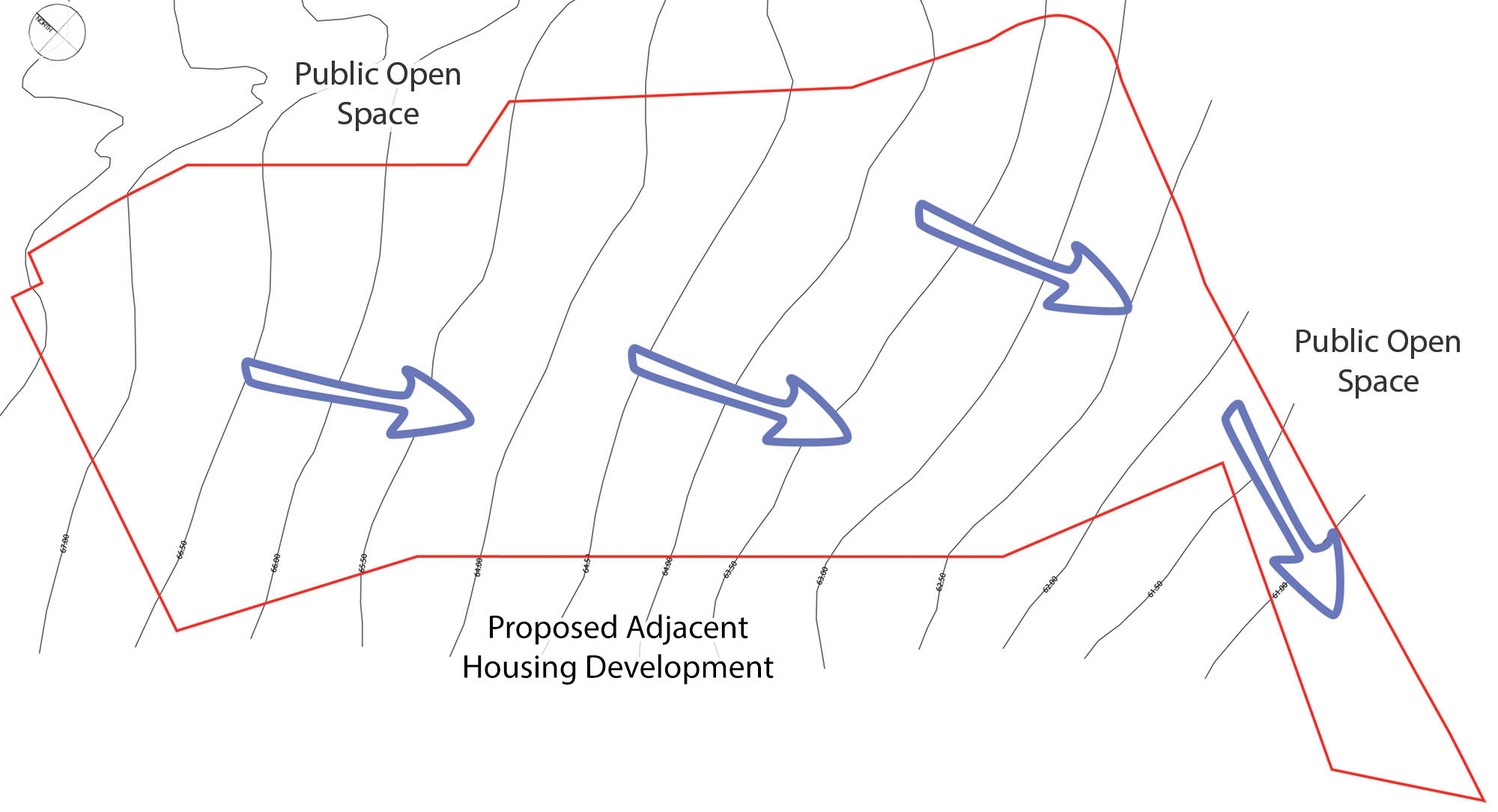Lamb Drove Site Plan Flow Route Analysis